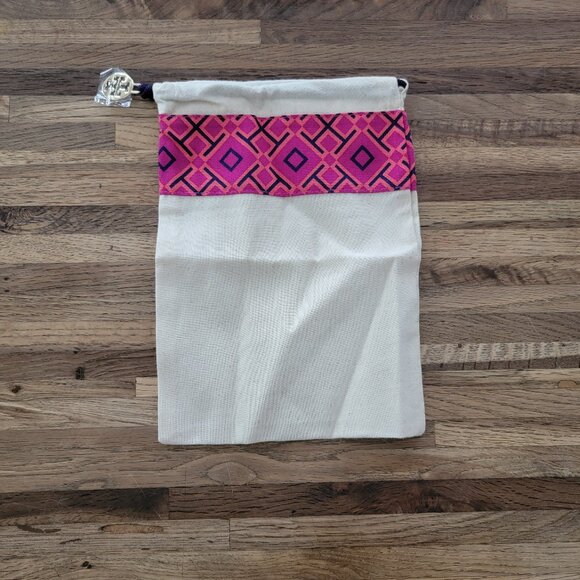 Tory Burch Drawstring Dust Bag Cover 8.5 x9" - Picture 4 of 6